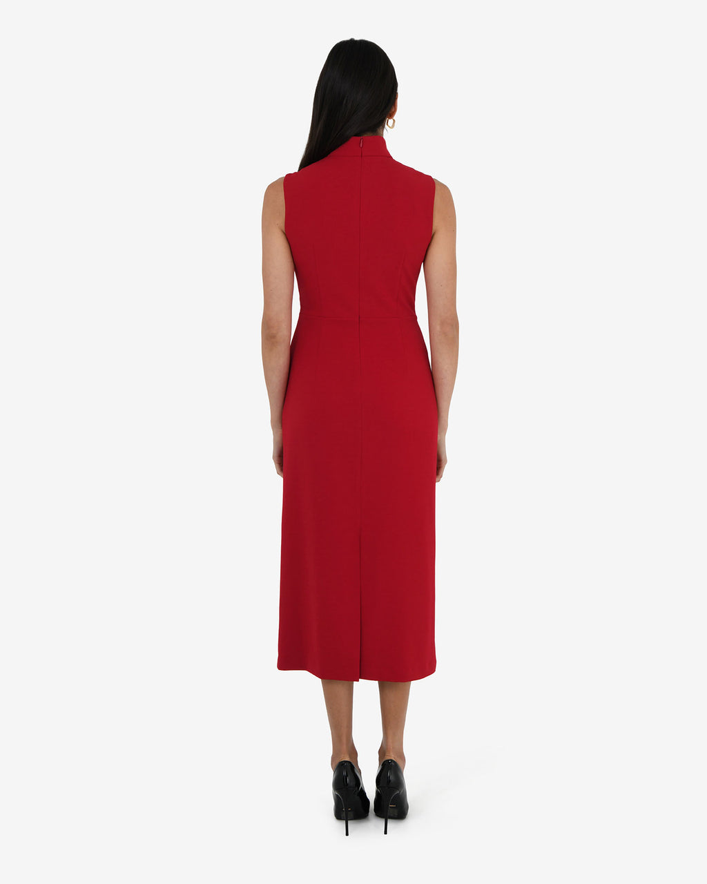 Alaia Twisted Lapel Midi Dress