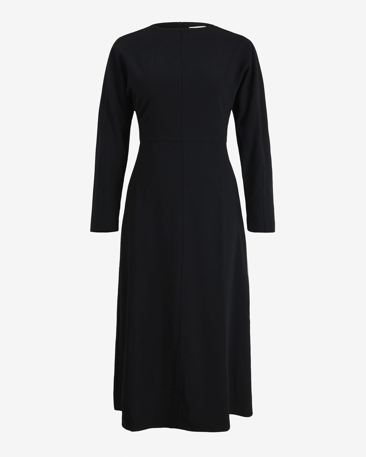 Karina Dolman Midi Dress in black — product-only view