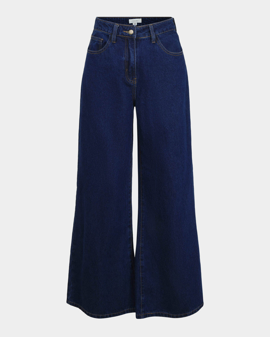 Carmen Wide Leg Jeans in indigo blue — product-only view