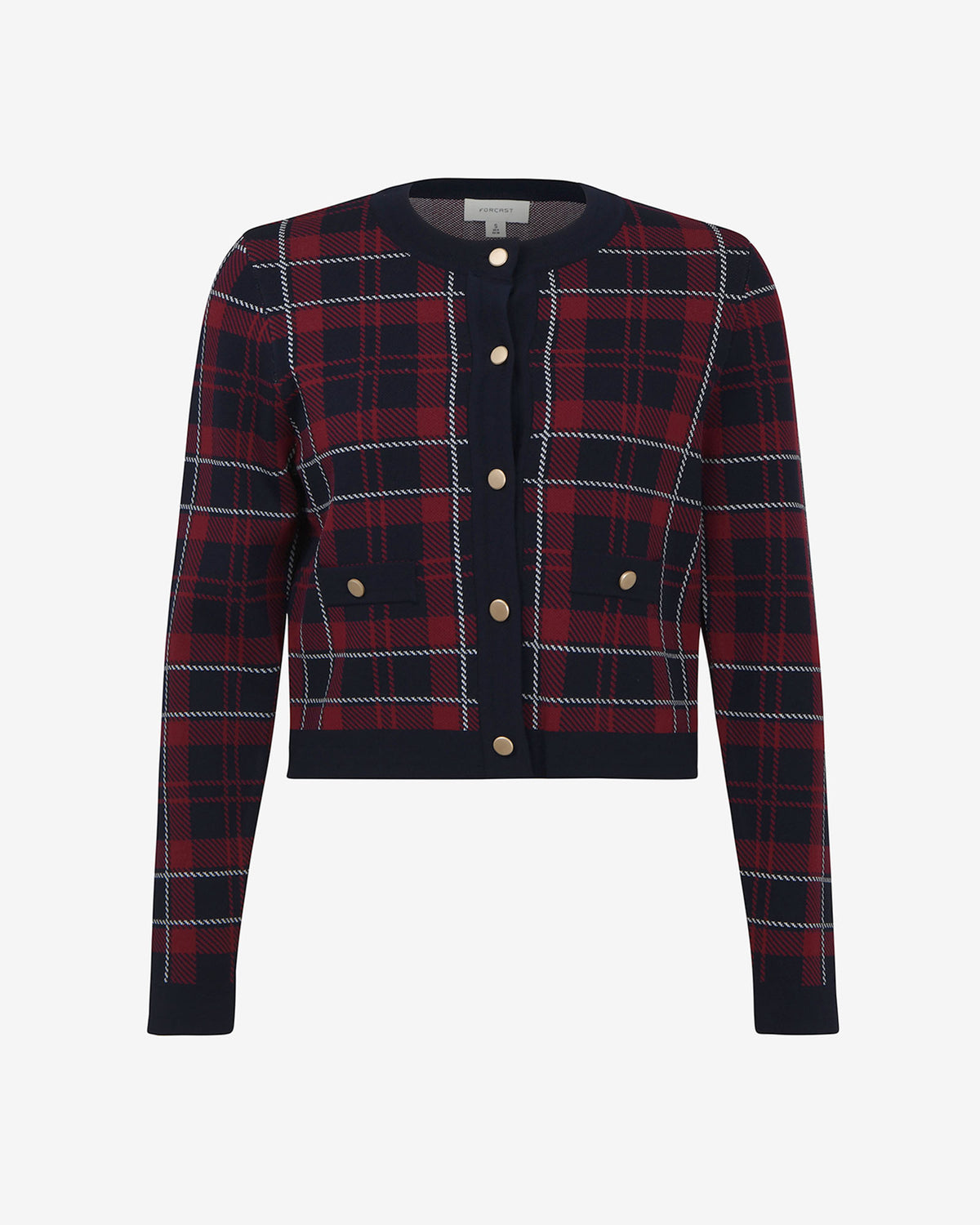 Siane Check Knit Cardigan