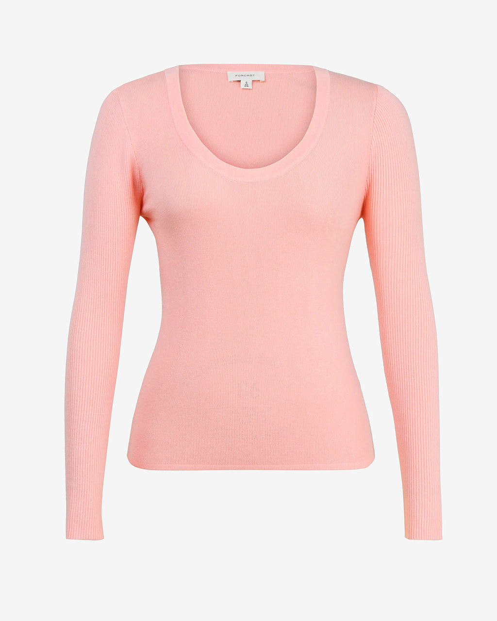 Samira Scoop Neck Knit in pink — product-only view