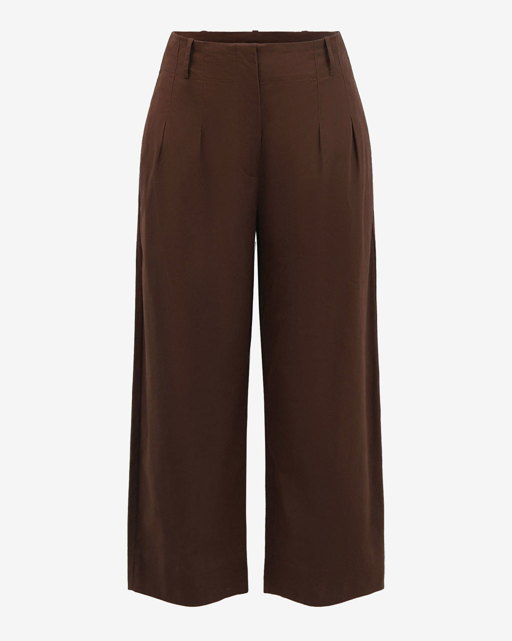 Dallas Barrel Leg Pants in coffee — product-only view
