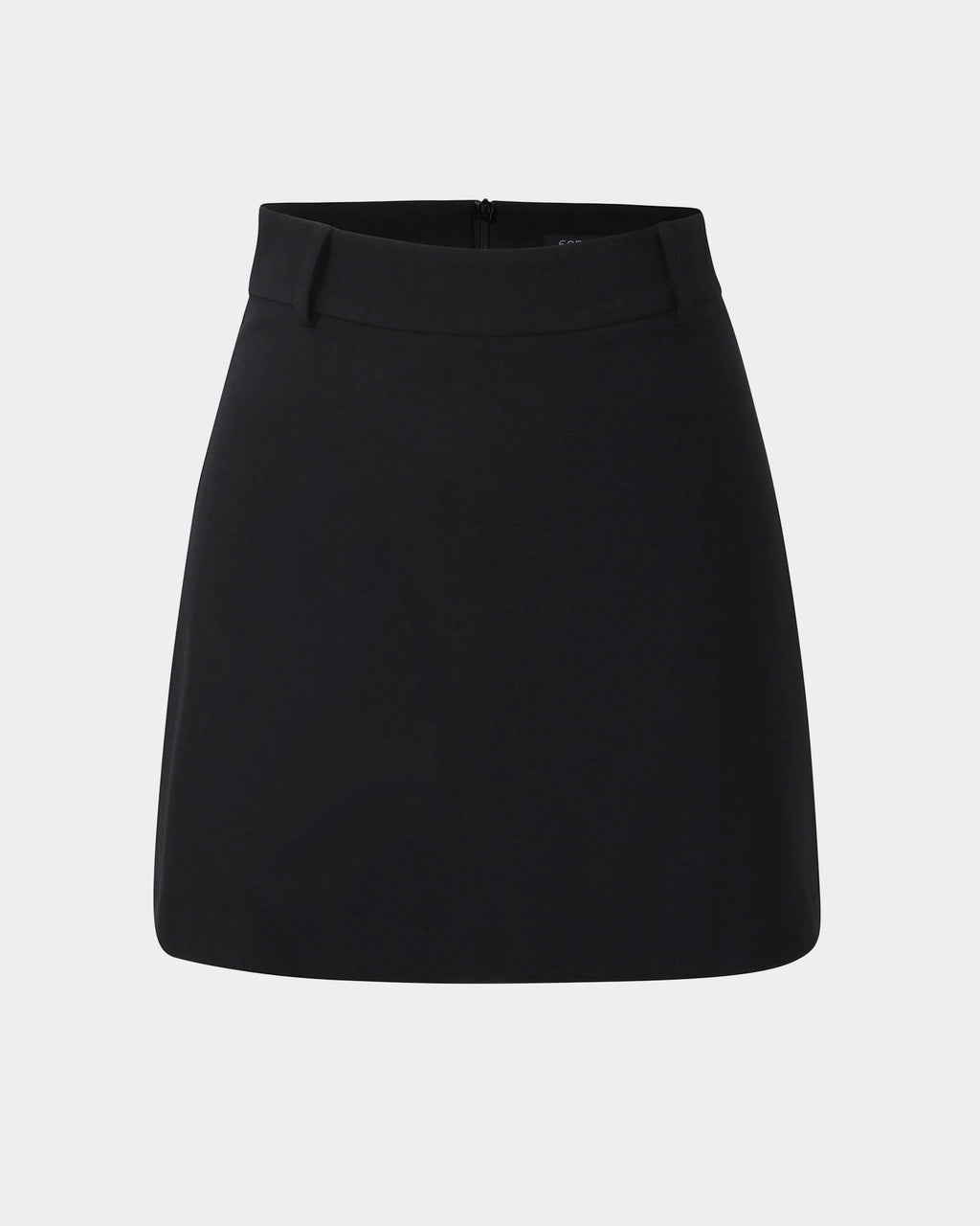 Gordon A-Line Mini Skirt in black — product-only view