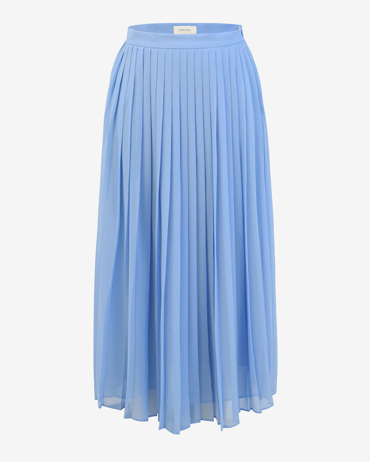Melina Pleated Skirt in salt blue — product-only view