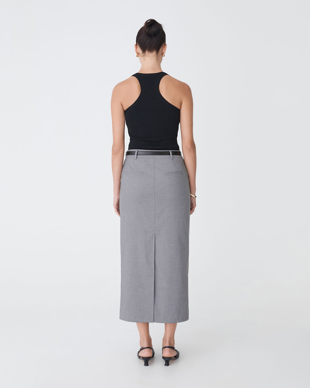 Aaria Column Skirt in steel — view 7