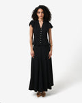 Carissa Godet Skirt in black — full-length view