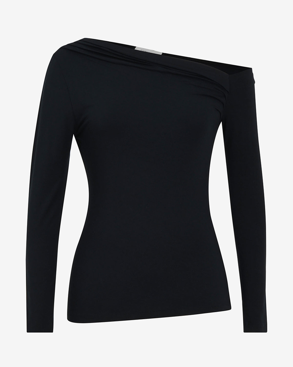 Felicha Asymmetric Top in black — product-only view