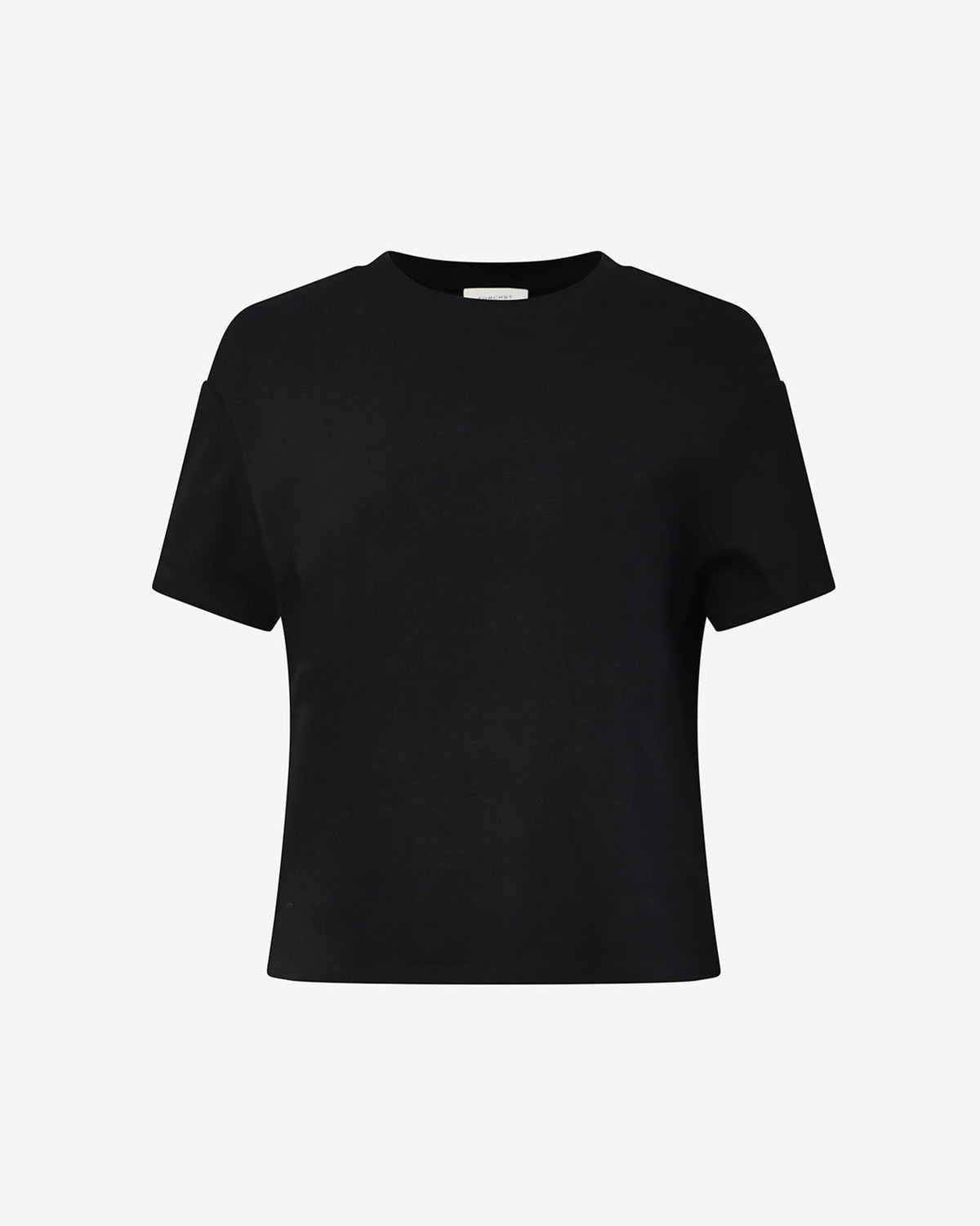 May Relaxed Cotton T-shirt in black — product-only view