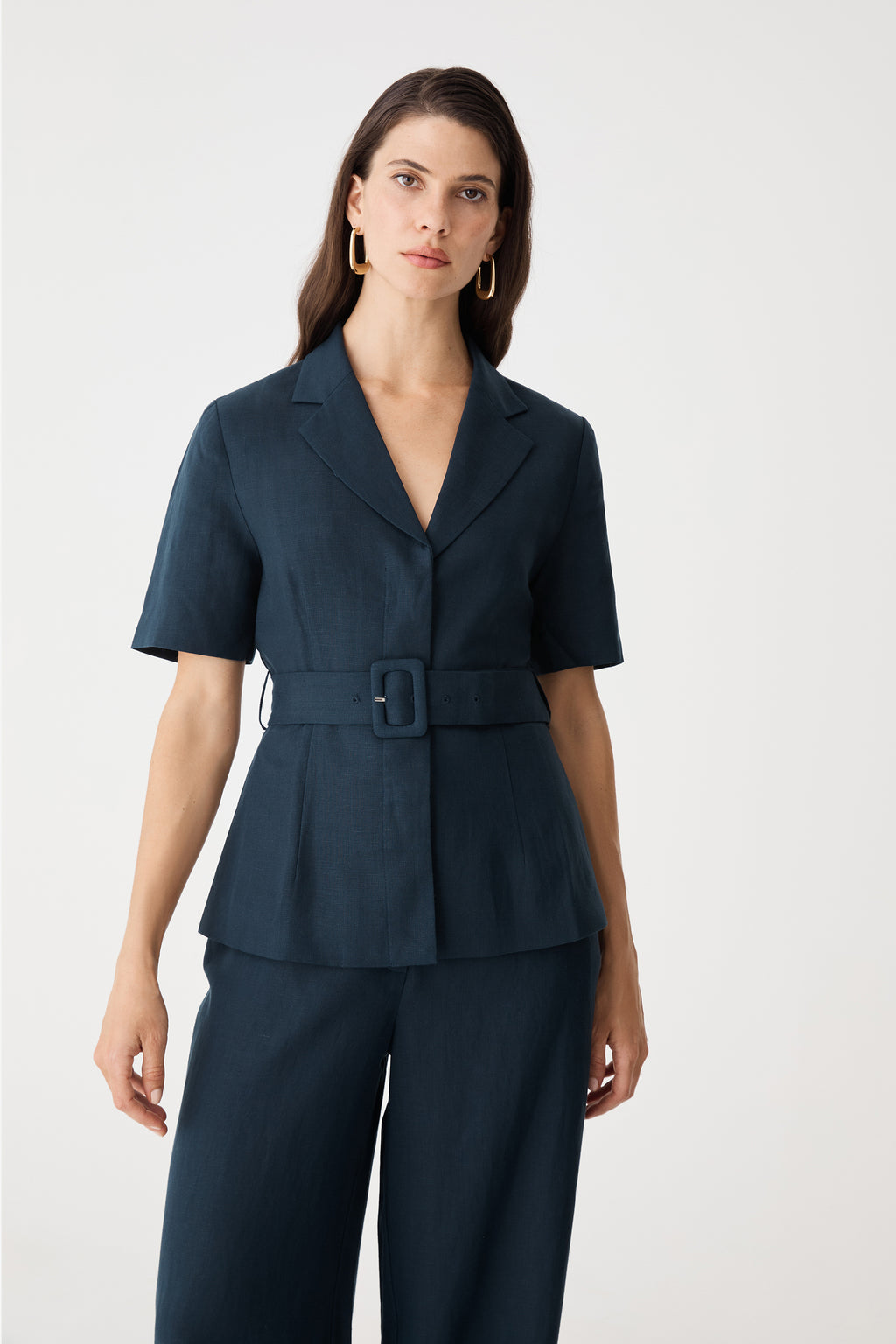 Phoebe Linen Lyocell Blazer
