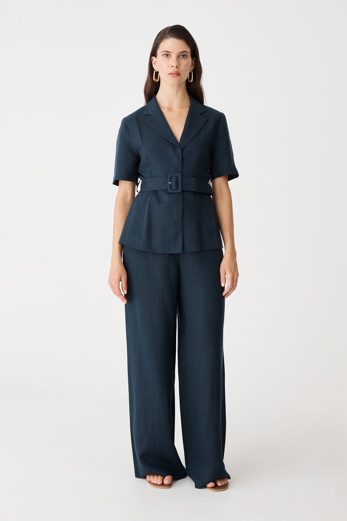 Phoebe Linen Lyocell Blazer