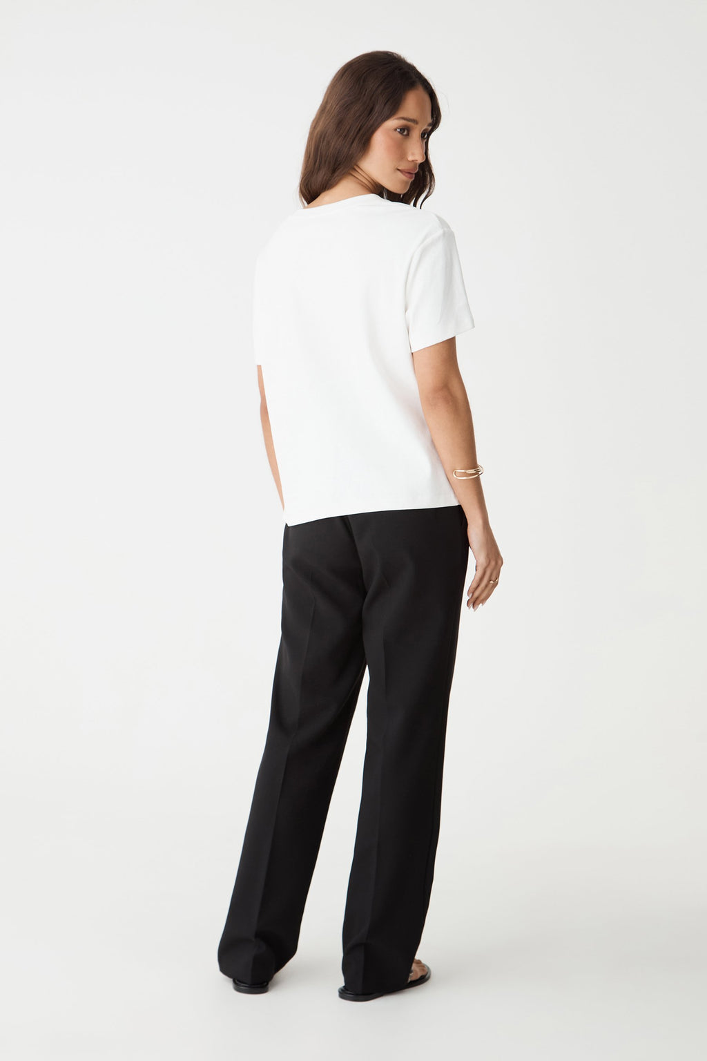 Nikki Mid Rise Straight Pants