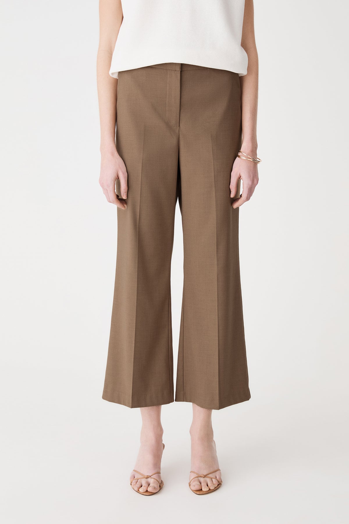 Milan Crop Flare Pants