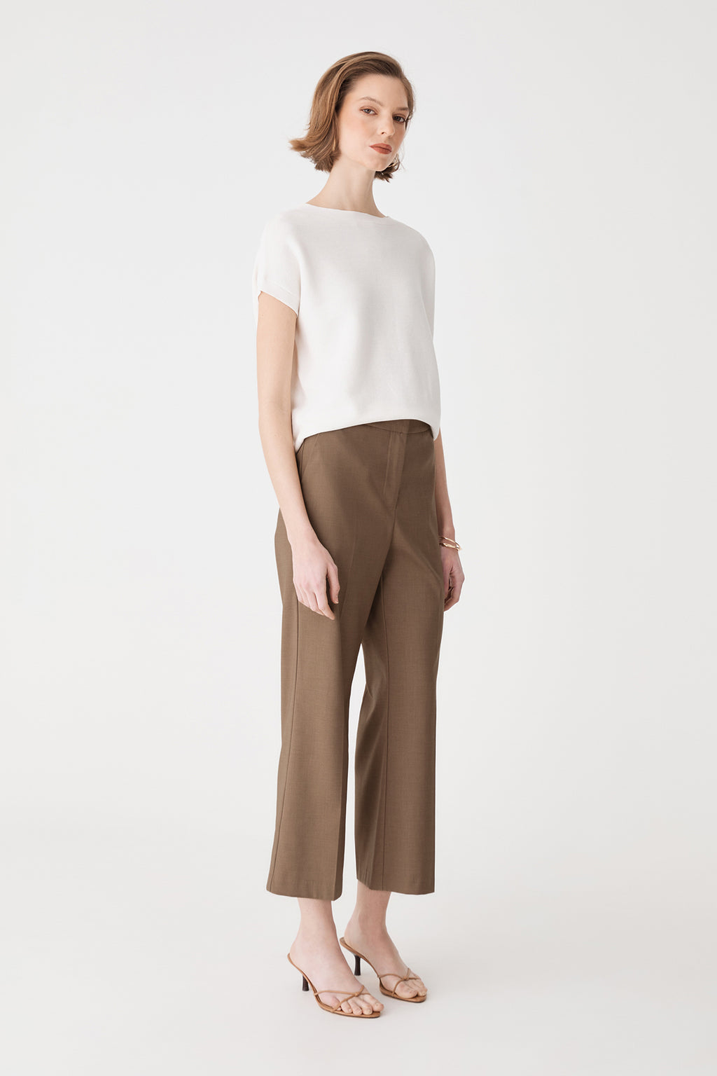 Milan Crop Flare Pants