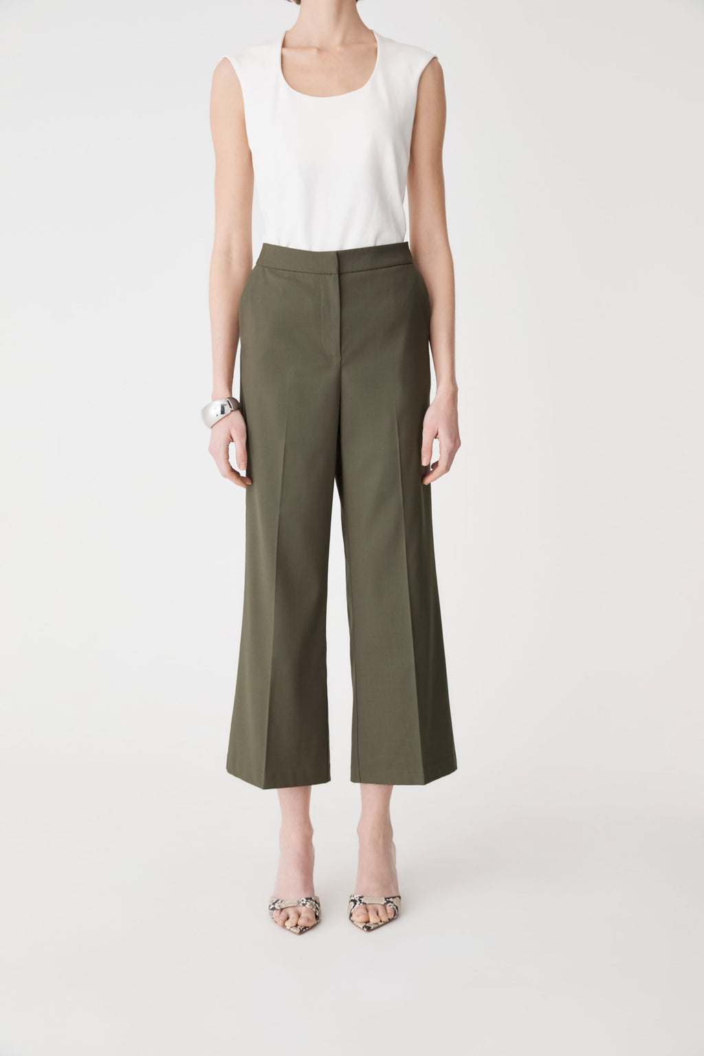 Milan Crop Flare Pants