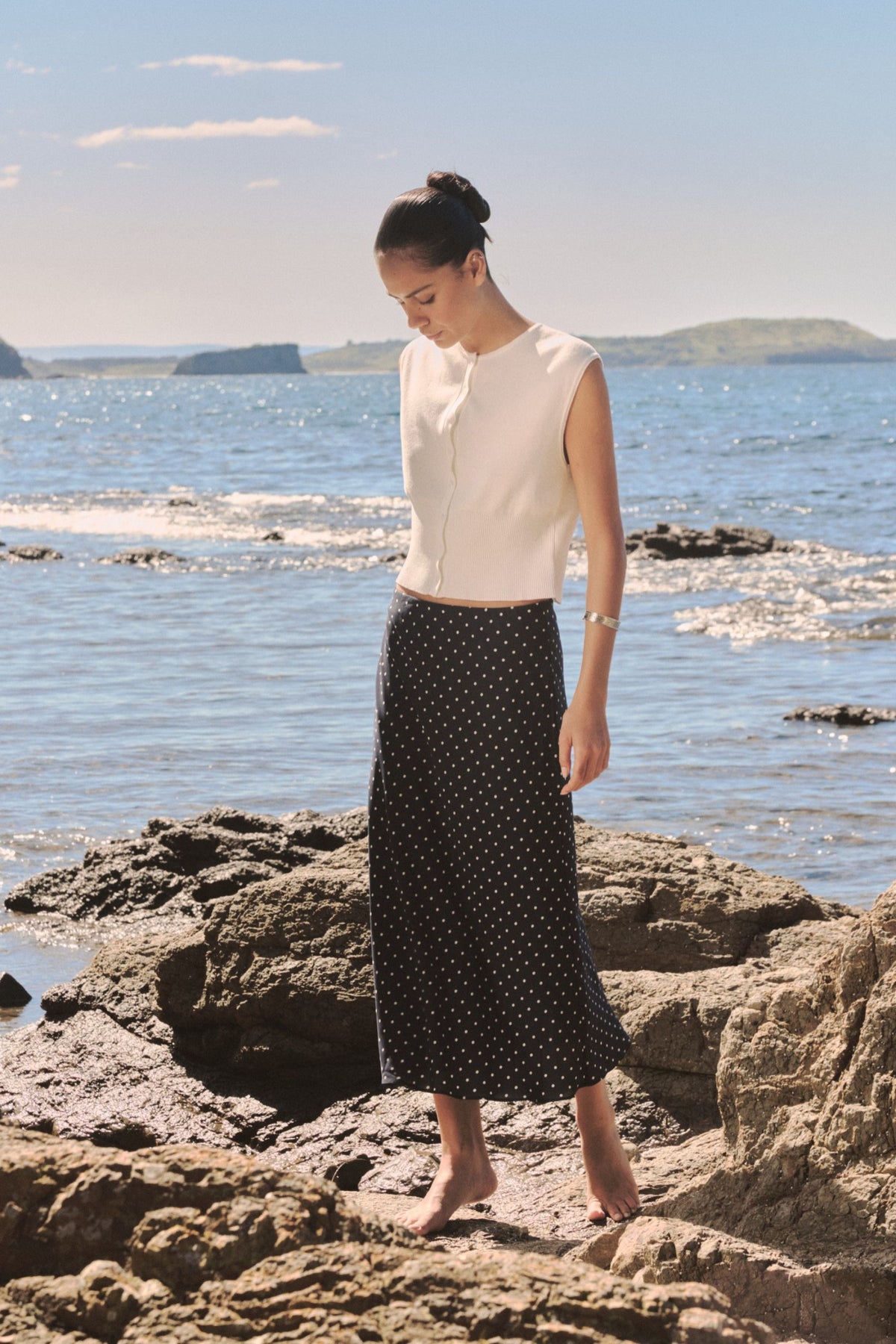 Danielle A-Line Bias Skirt