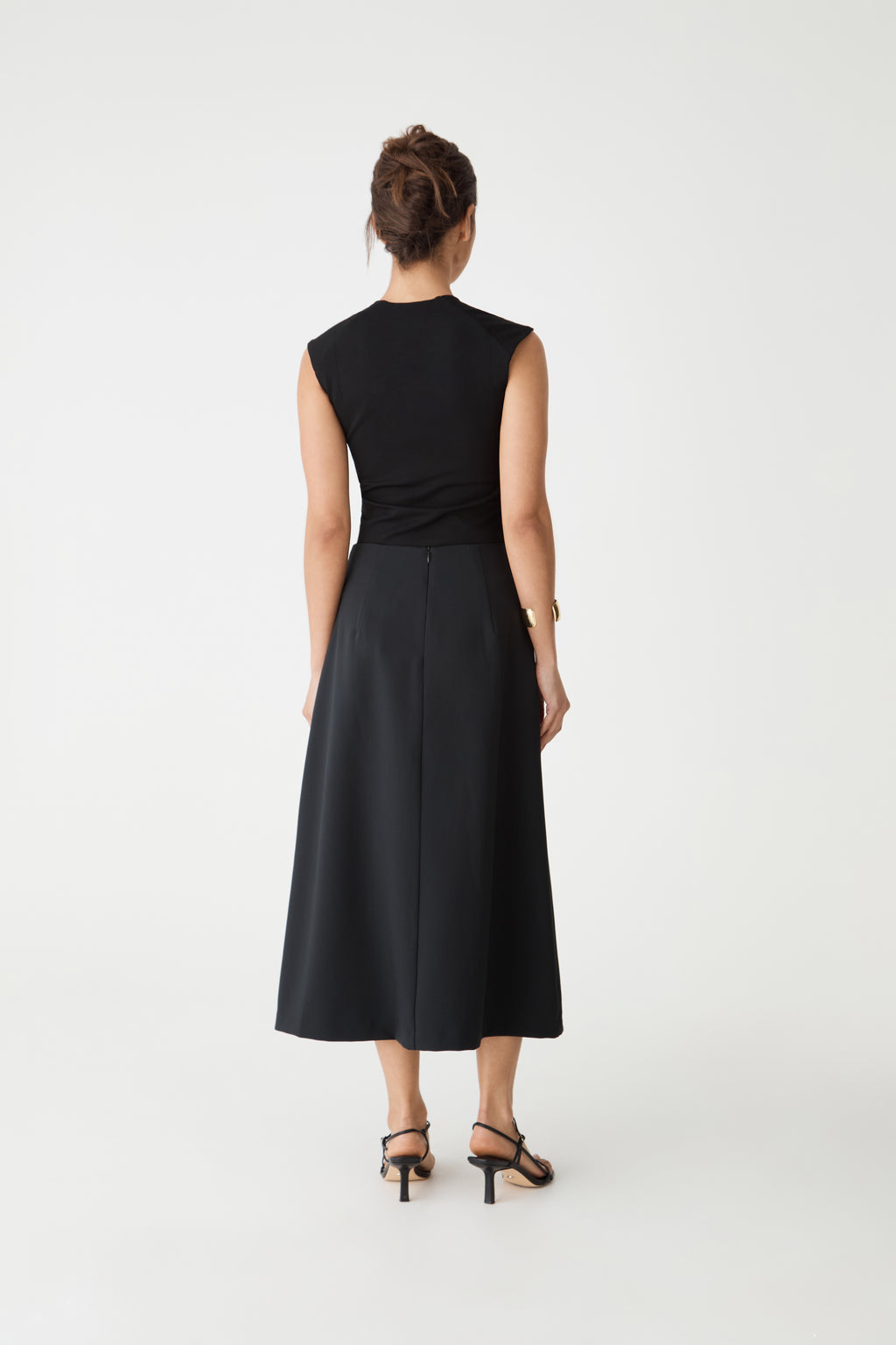 Jennifer ALine Faux Wrap Skirt