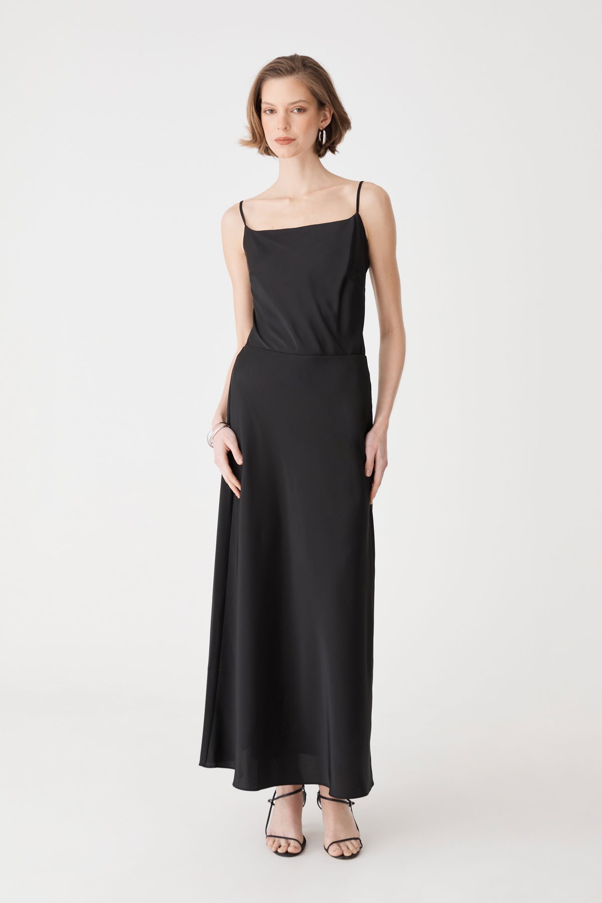 Louise Bias Satin Skirt