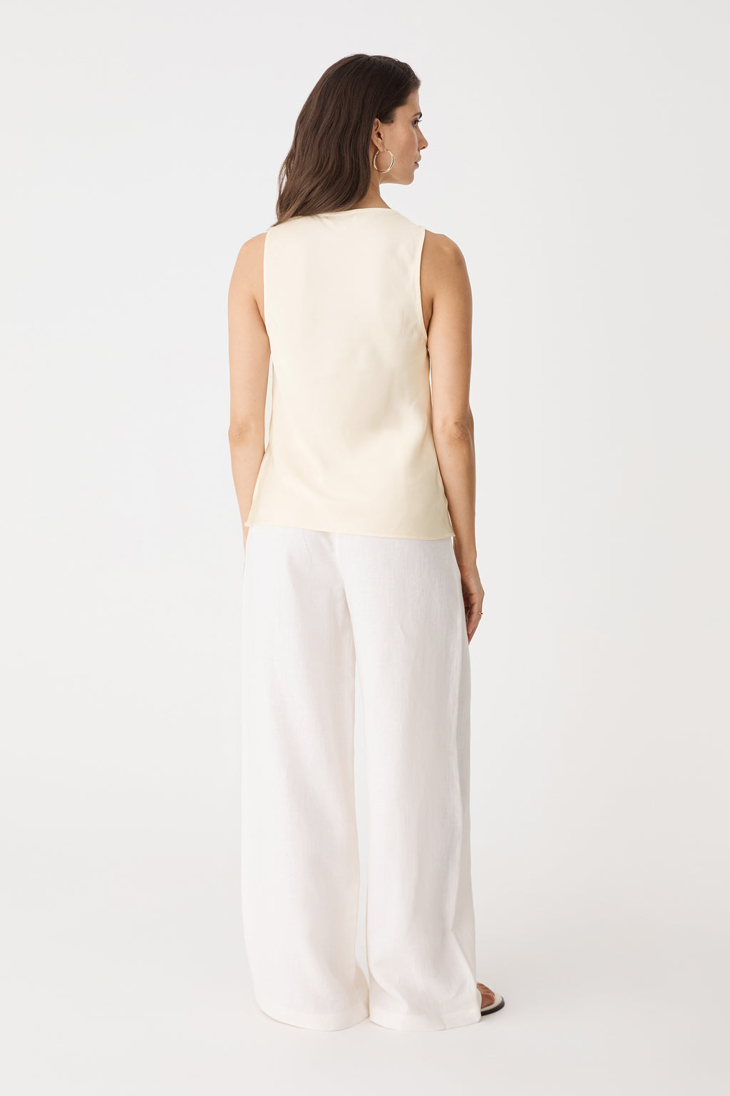 Aurelia Satin Cowl Neck Top