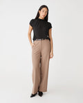 Jordan Straight Leg Pants in caramel — full-length view