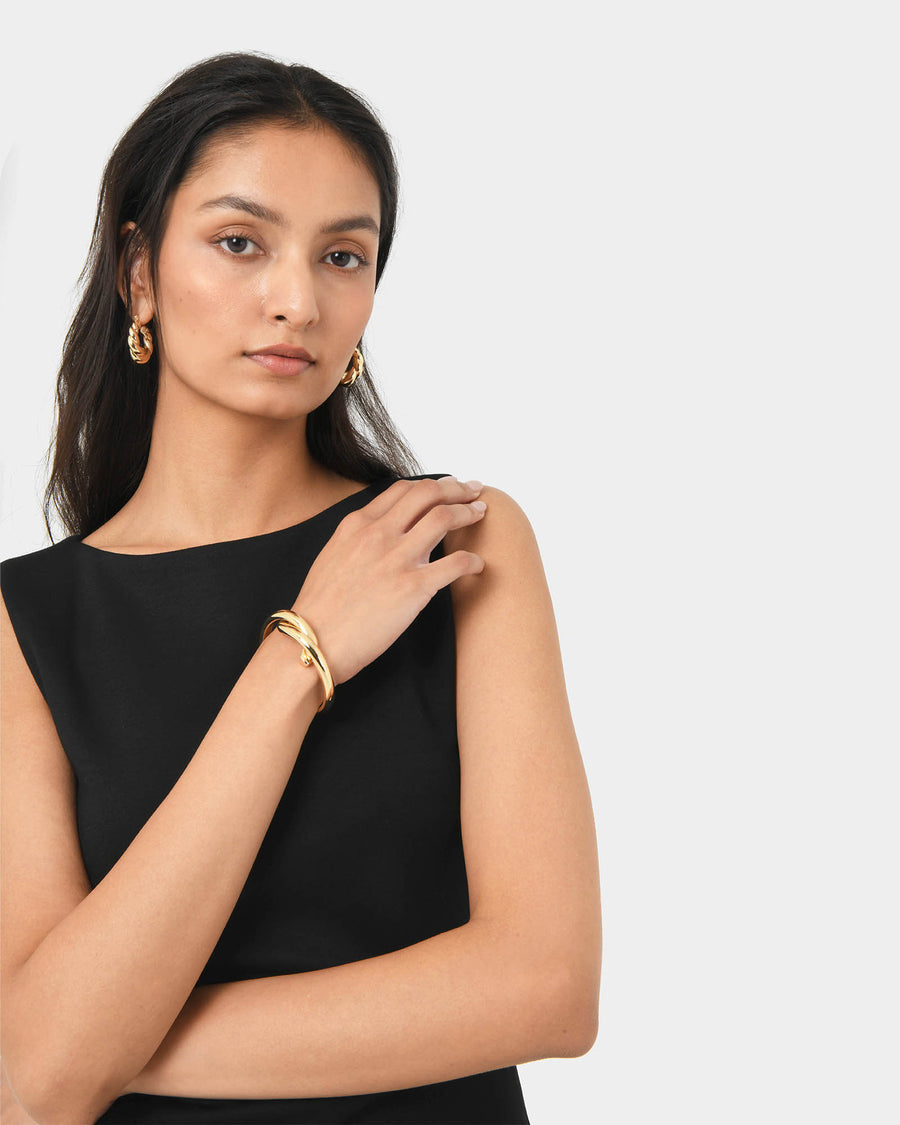 Dariana Gold Plated Bangle