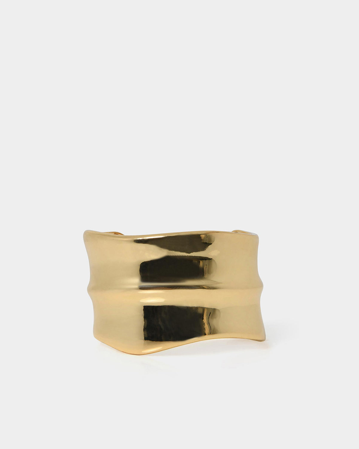 Nia Statement Bracelet in gold — view 2