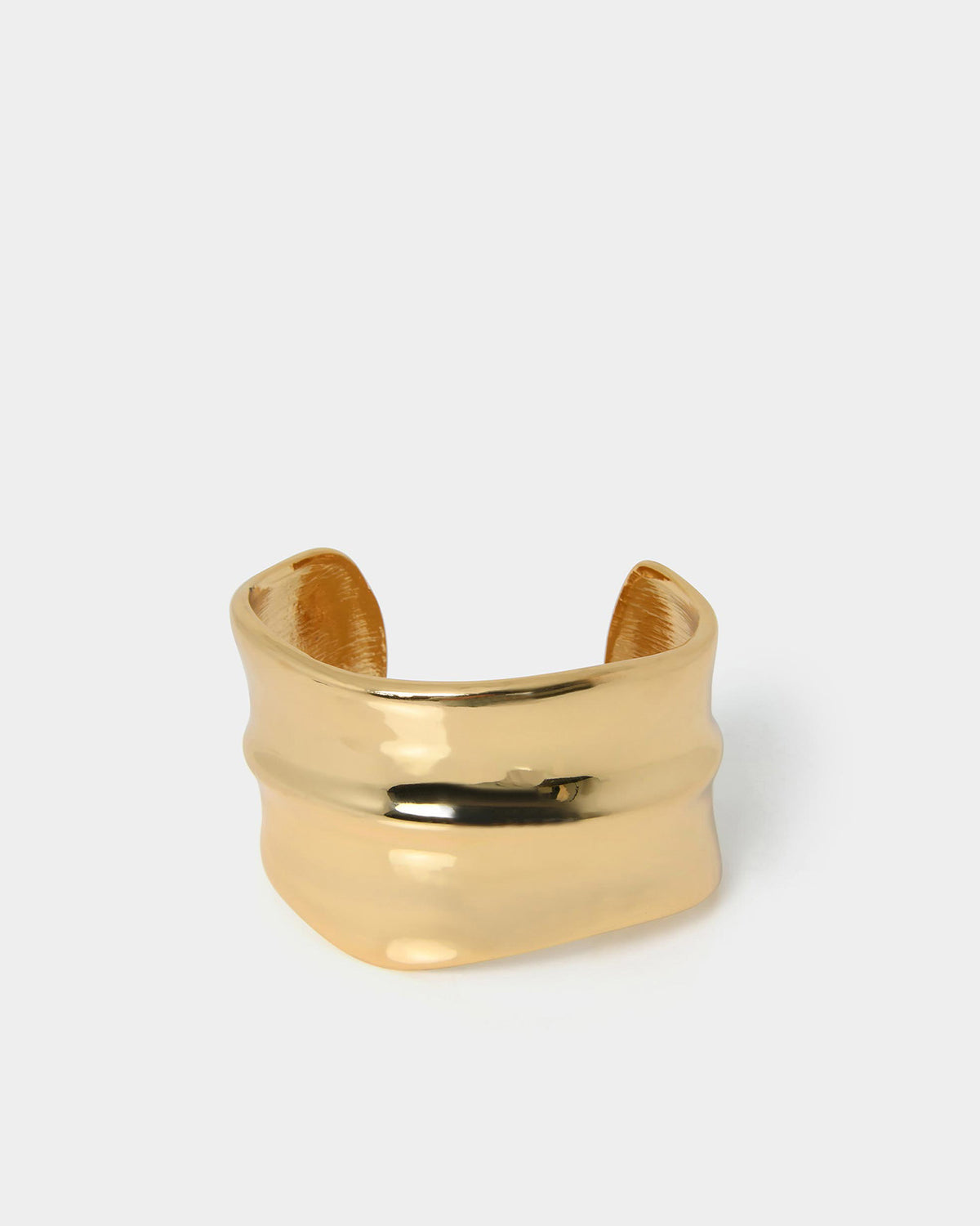 Nia Statement Bracelet in gold — view 3