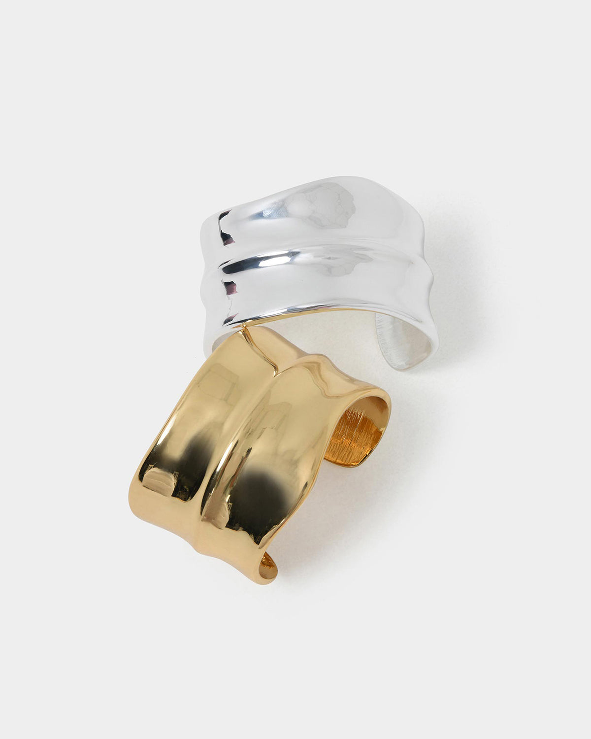 Nia Statement Bracelet in gold — view 4