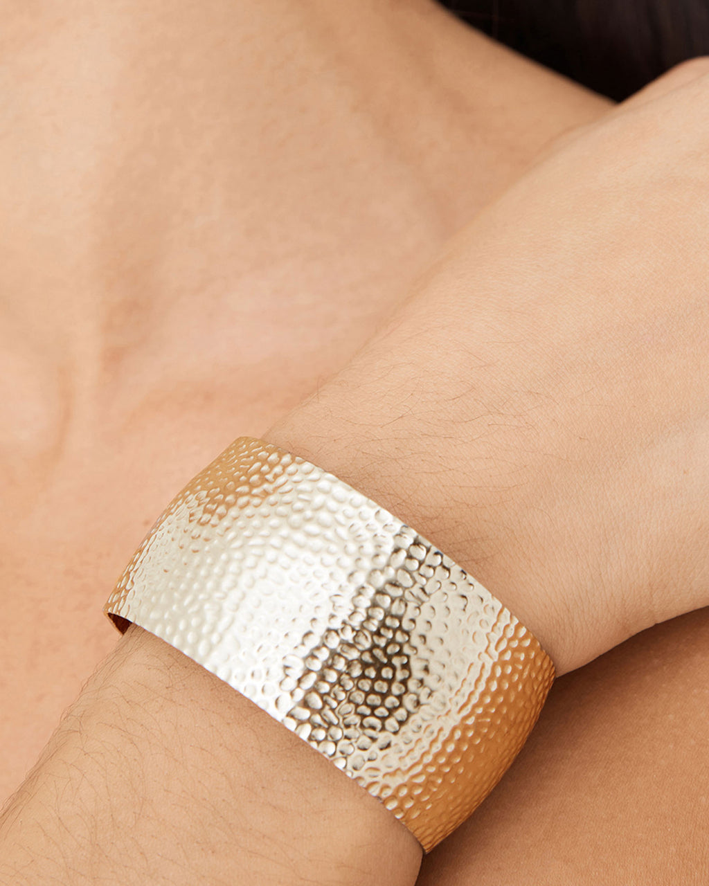 Isadora Statement Bracelet in gold — view 2