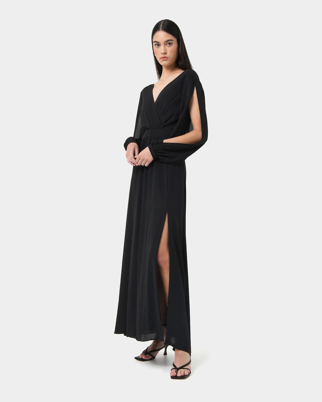 Louise Open Sleeve Maxi Dress