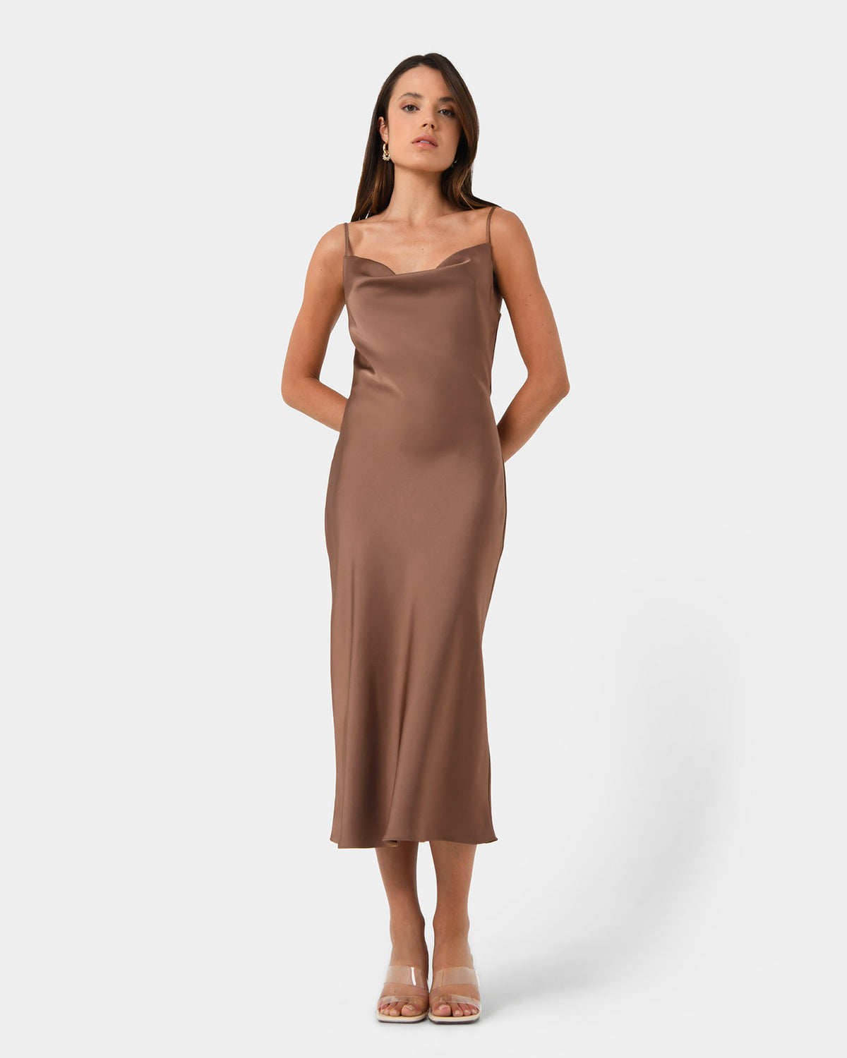 Eden Cowl Neck Slip Dress
