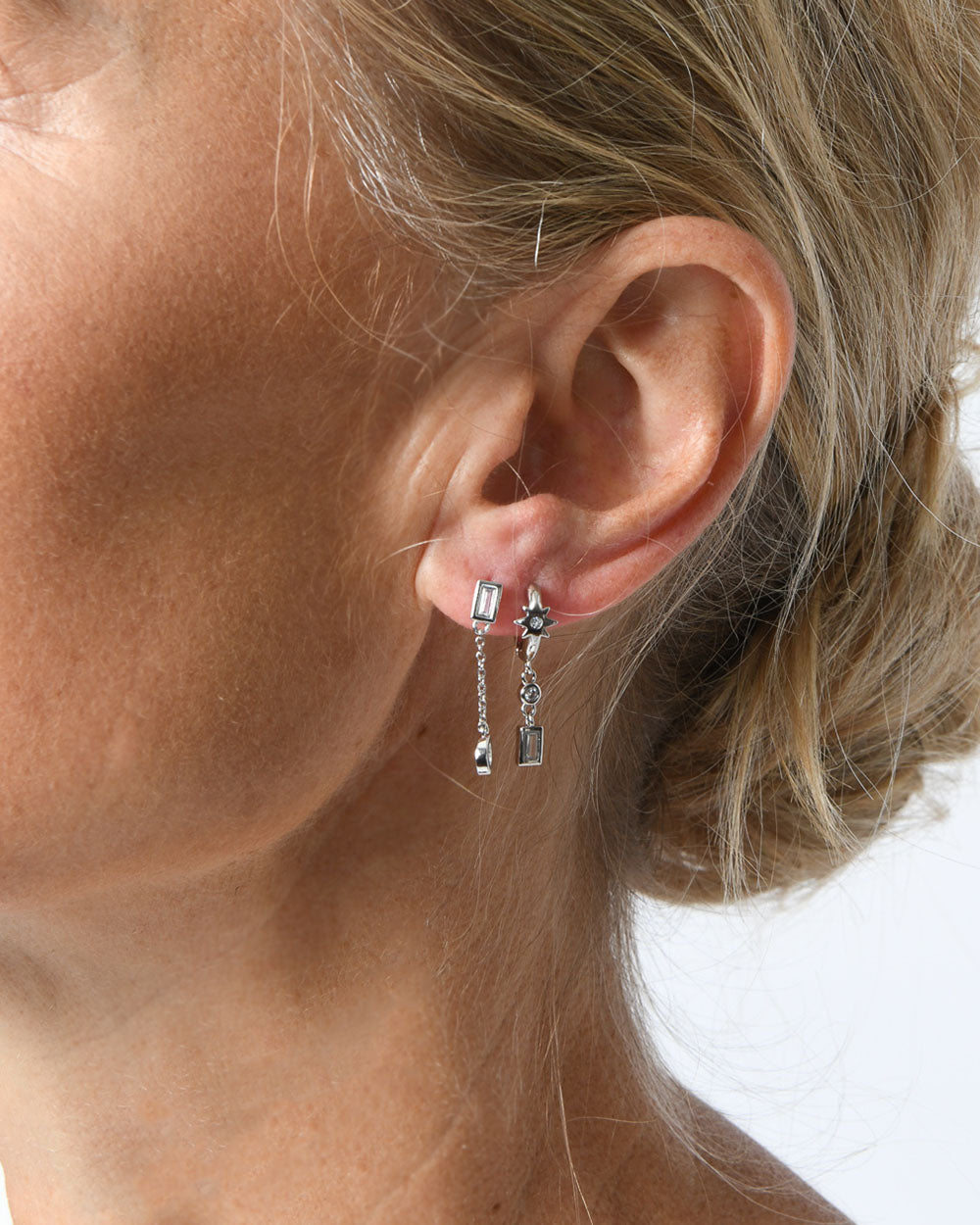 Diya Sterling Silver Earring
