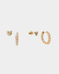 Linda 16k Gold 2pc Earring