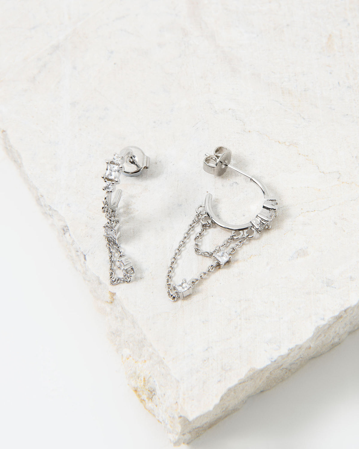 Sade Silver Plated Earring