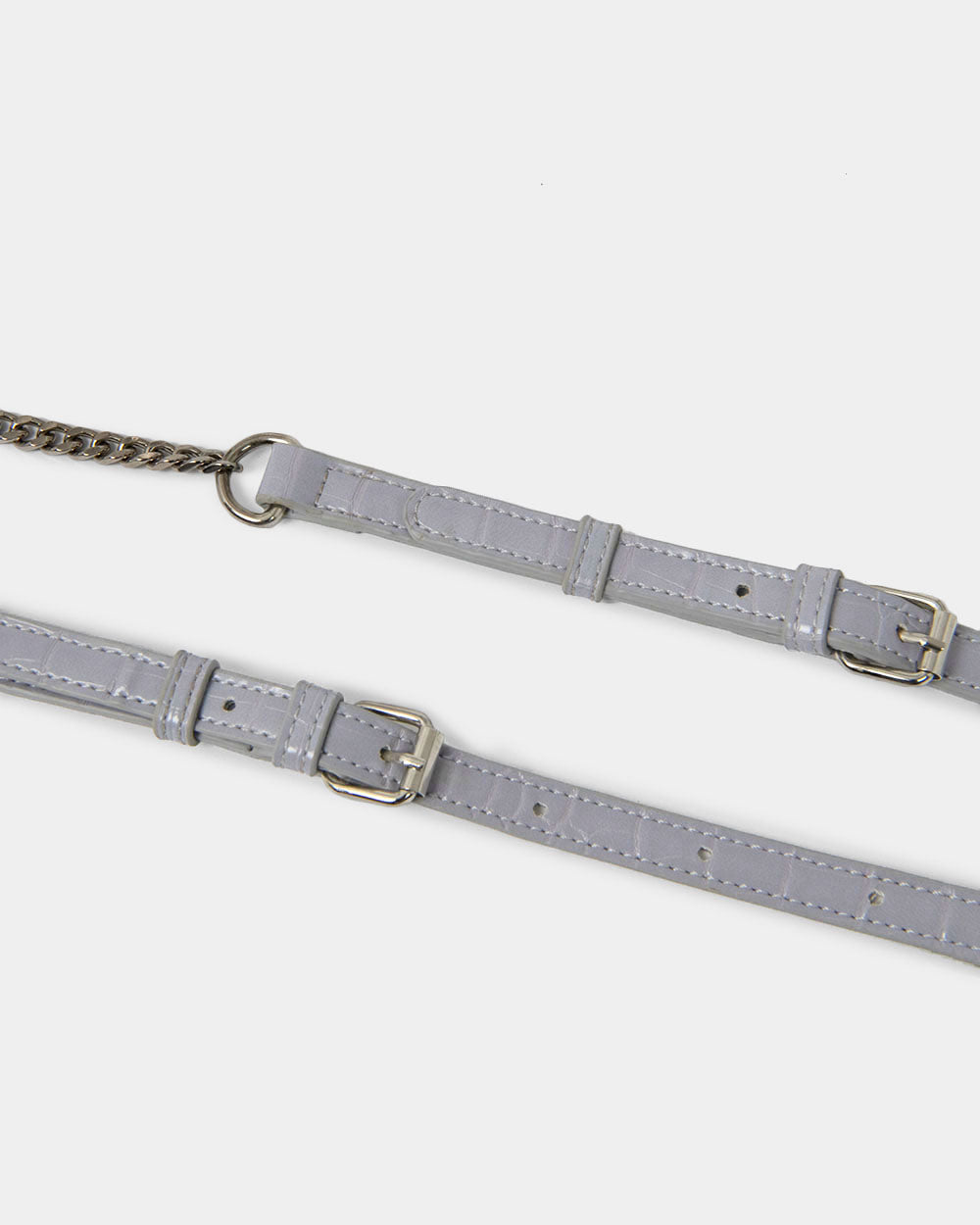 Macey Croc Embossed 2 Strap Bag — fabric detail 2