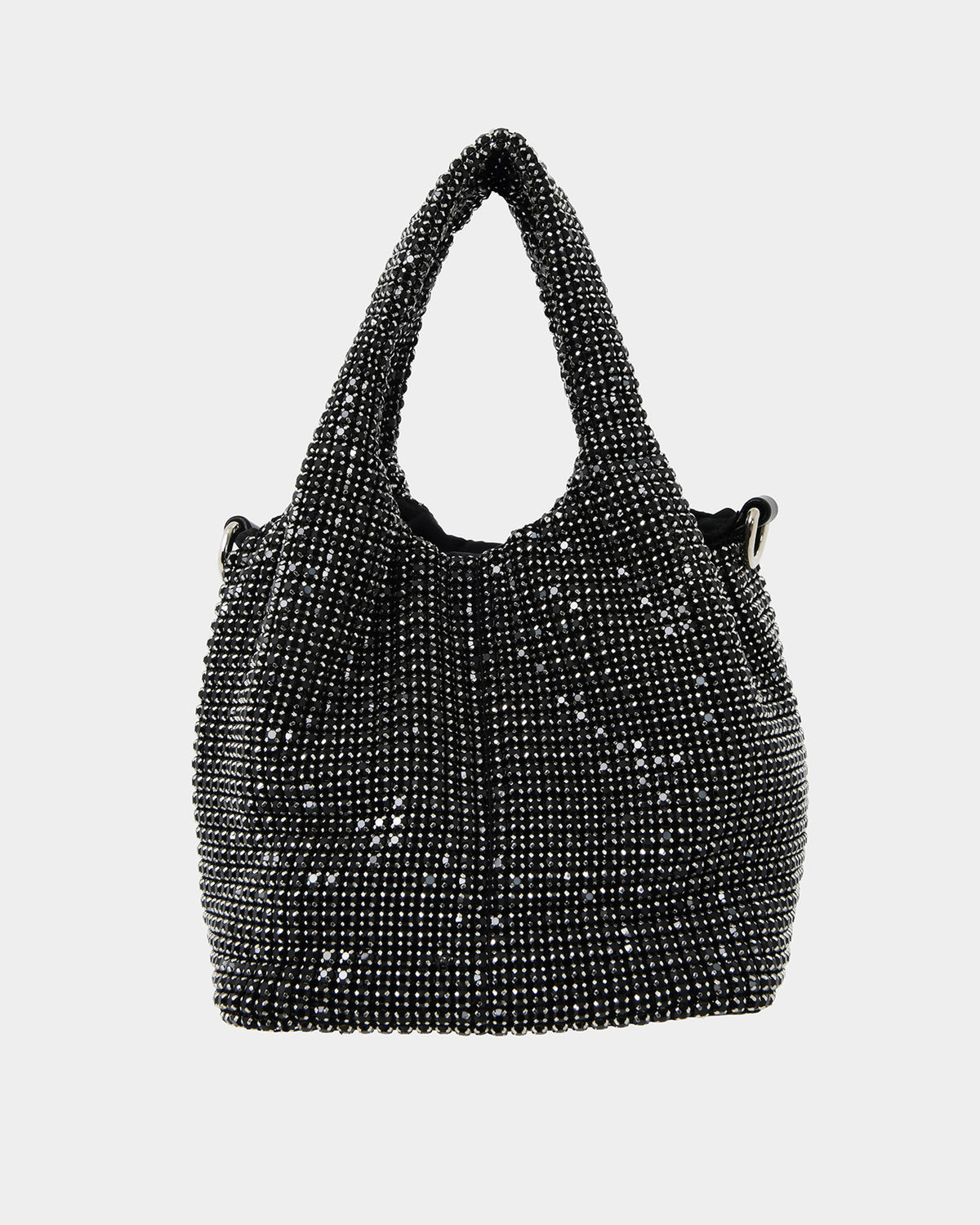 Kendall Crystal 2 Way Bag in black — view 2