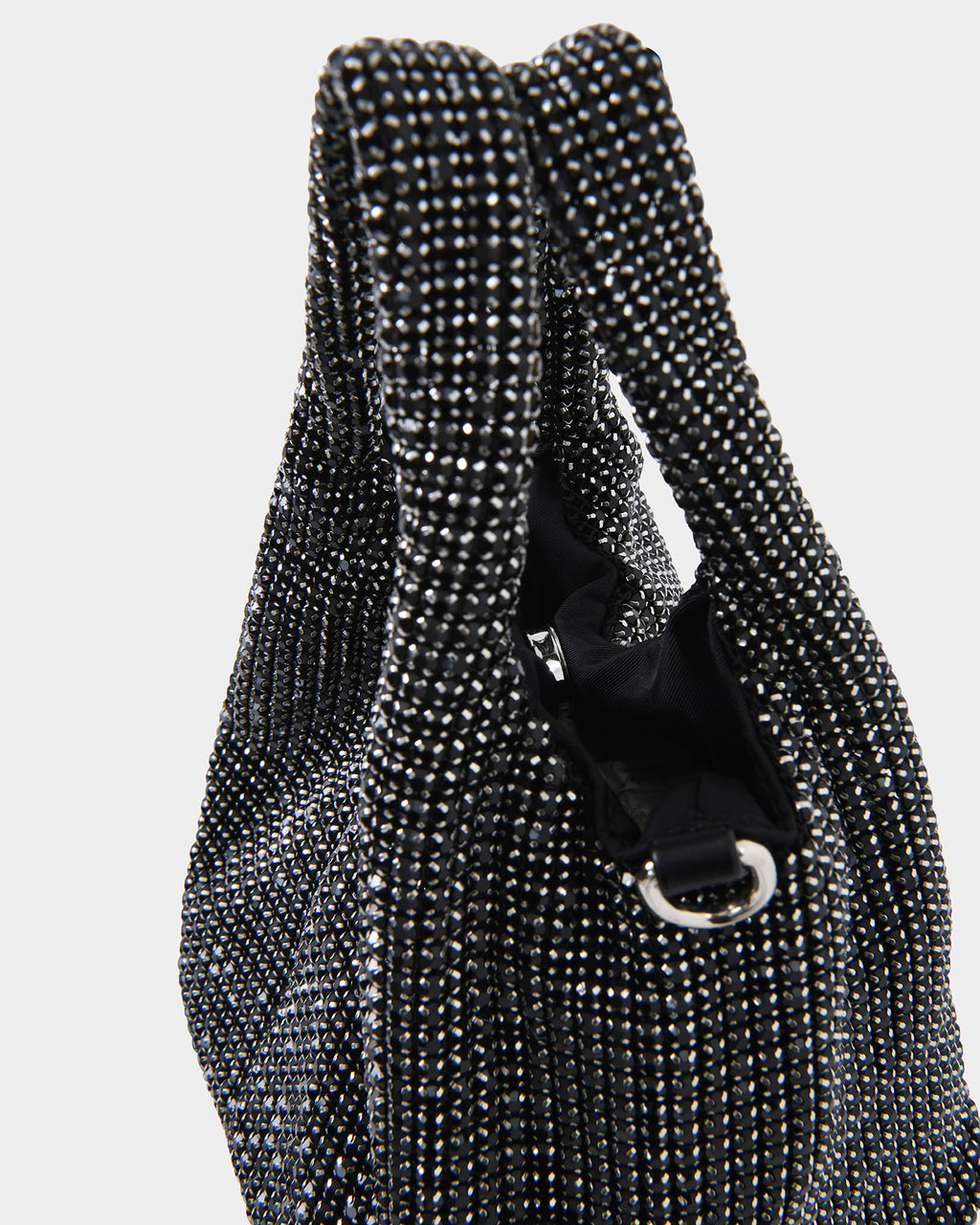 Kendall Crystal 2 Way Bag in black — view 3