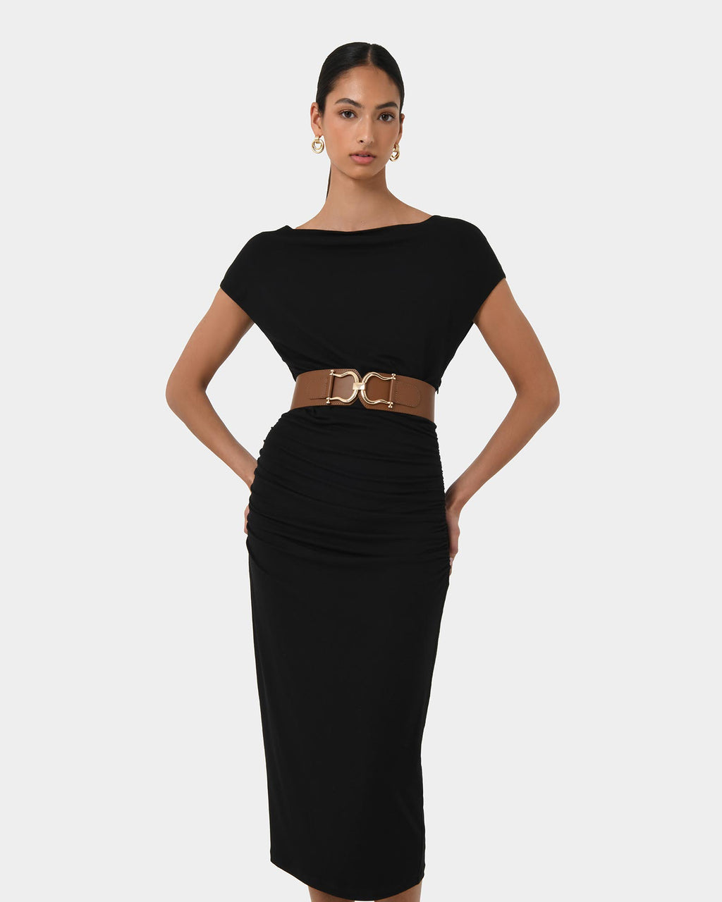 Milagro Leather Elastic Belt