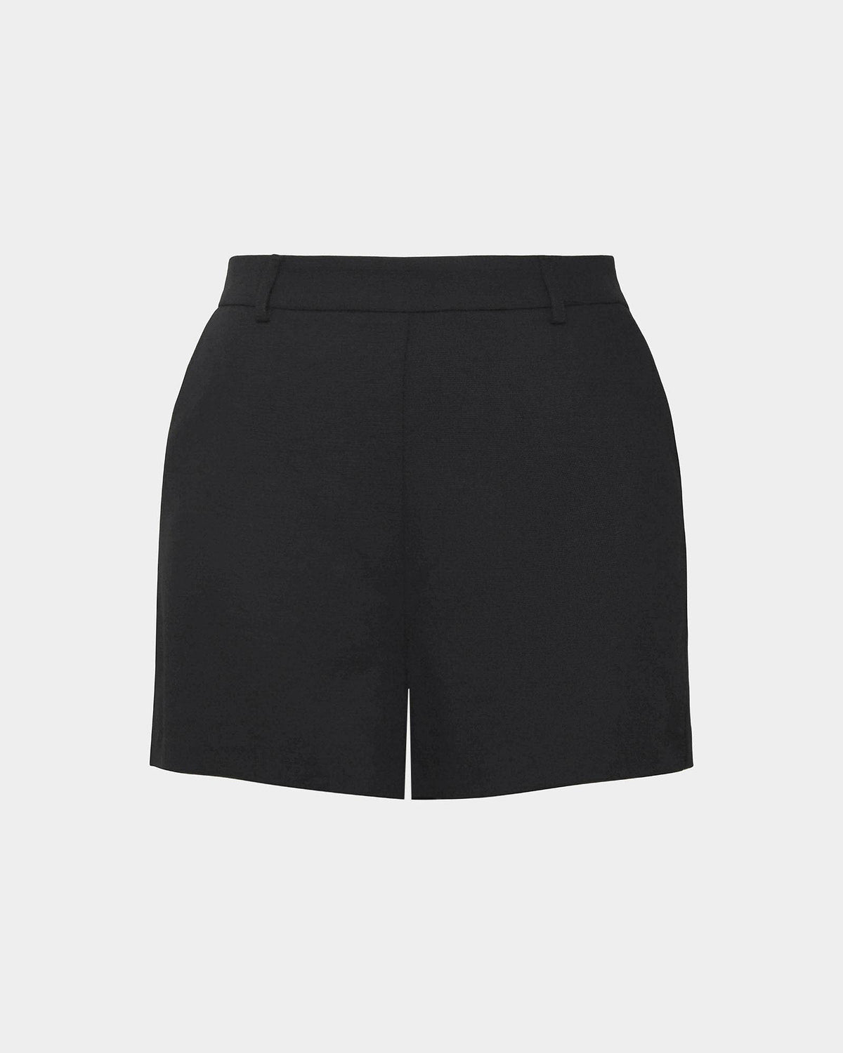 Lexee High-Waist Shorts in black — product-only view