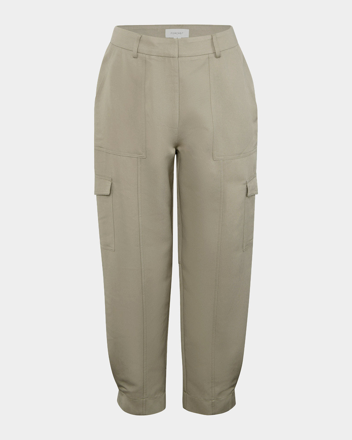 Emiko Cargo Pants in khaki — product-only view
