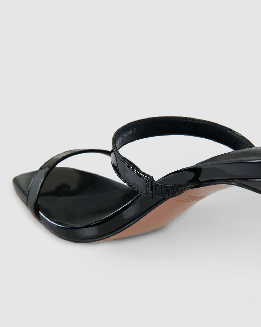 Yana Strap Heel in black — product-only view 3