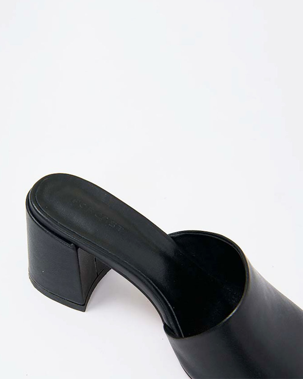 Kristin Leather Block Heel