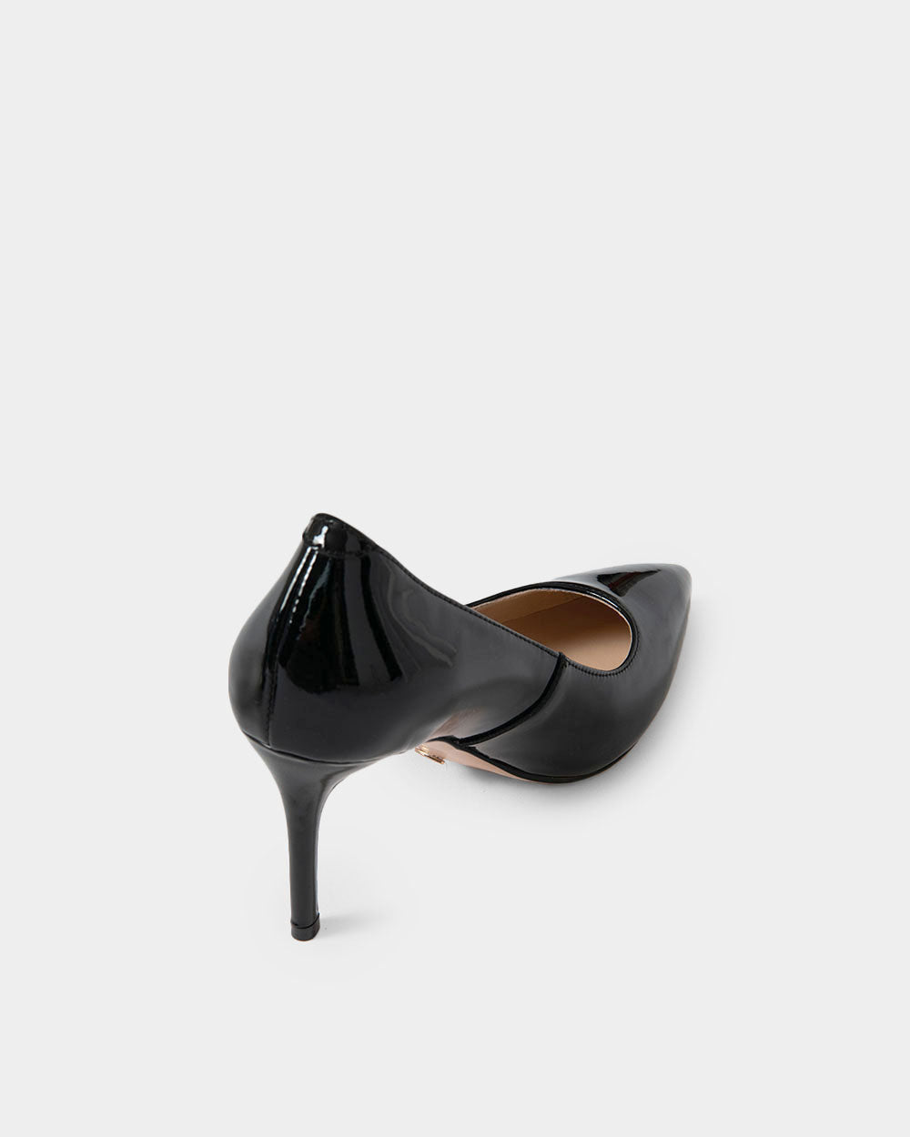 Kelsey Leather Stiletto Heel in black — view 4