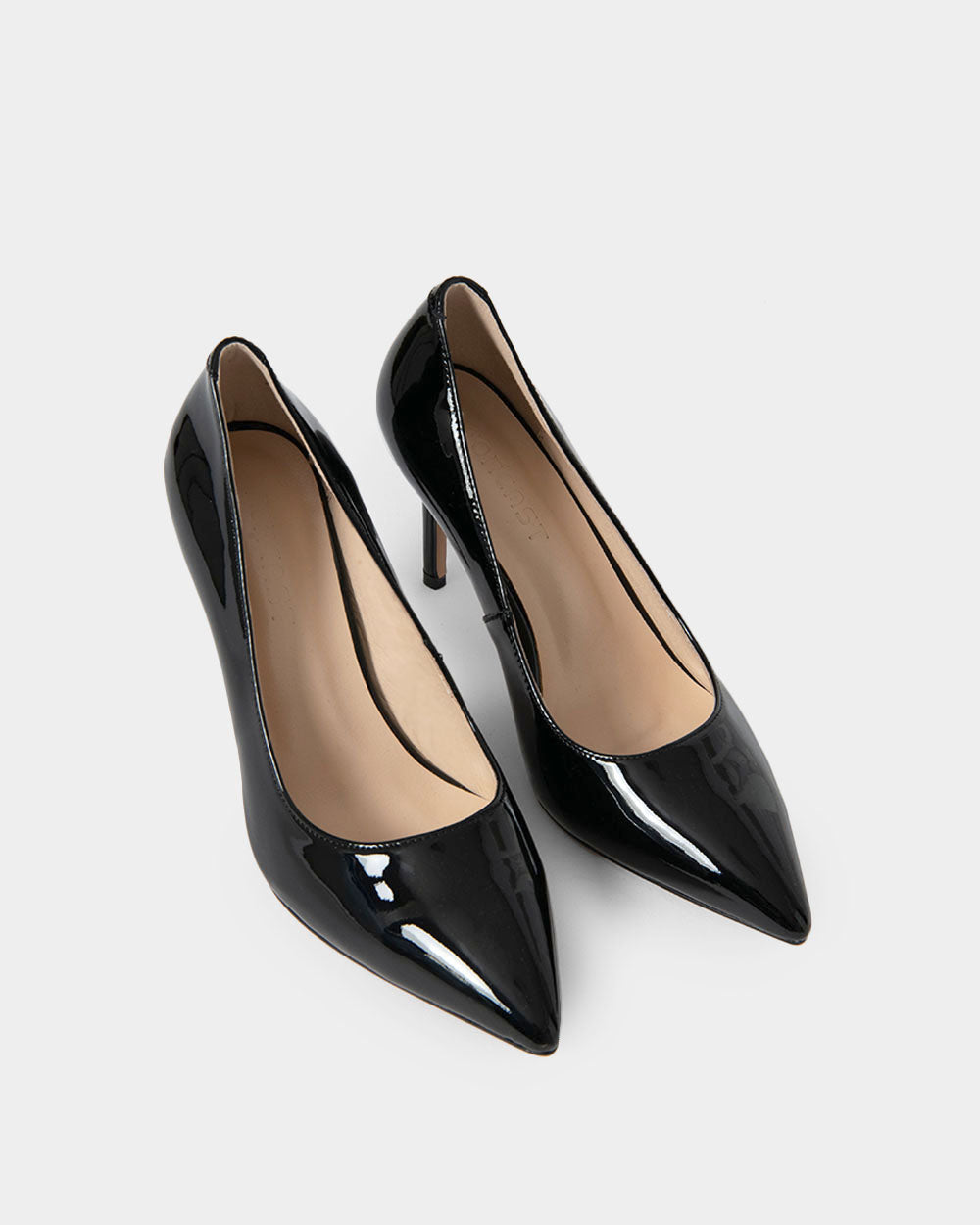Kelsey Leather Stiletto Heel in black — view 5