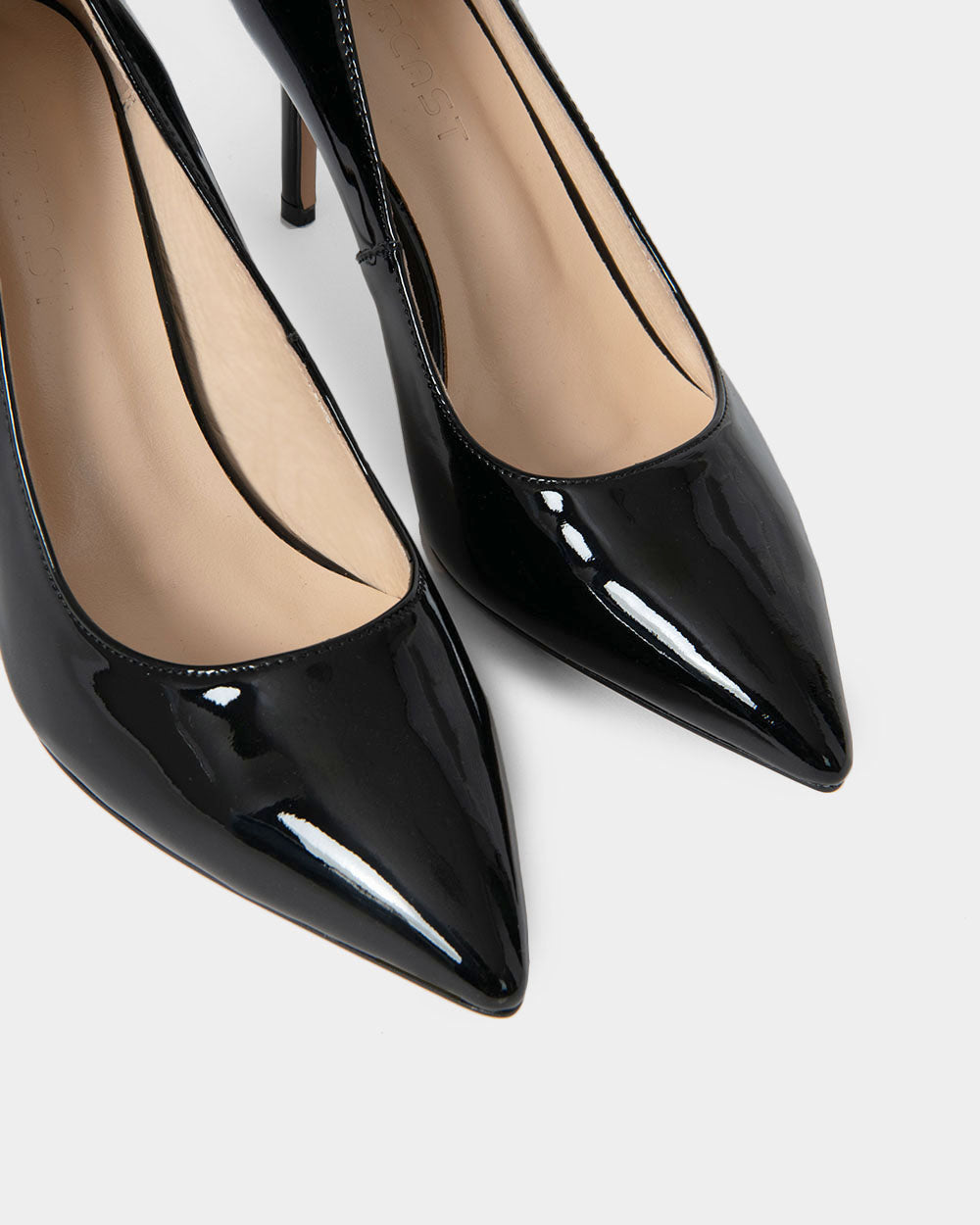 Kelsey Leather Stiletto Heel in black — view 6