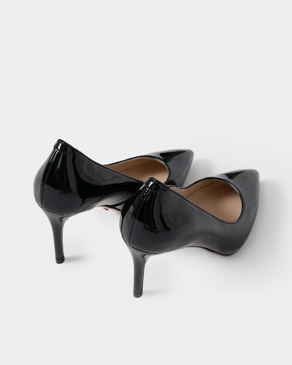 Kelsey Leather Stiletto Heel in black — view 7
