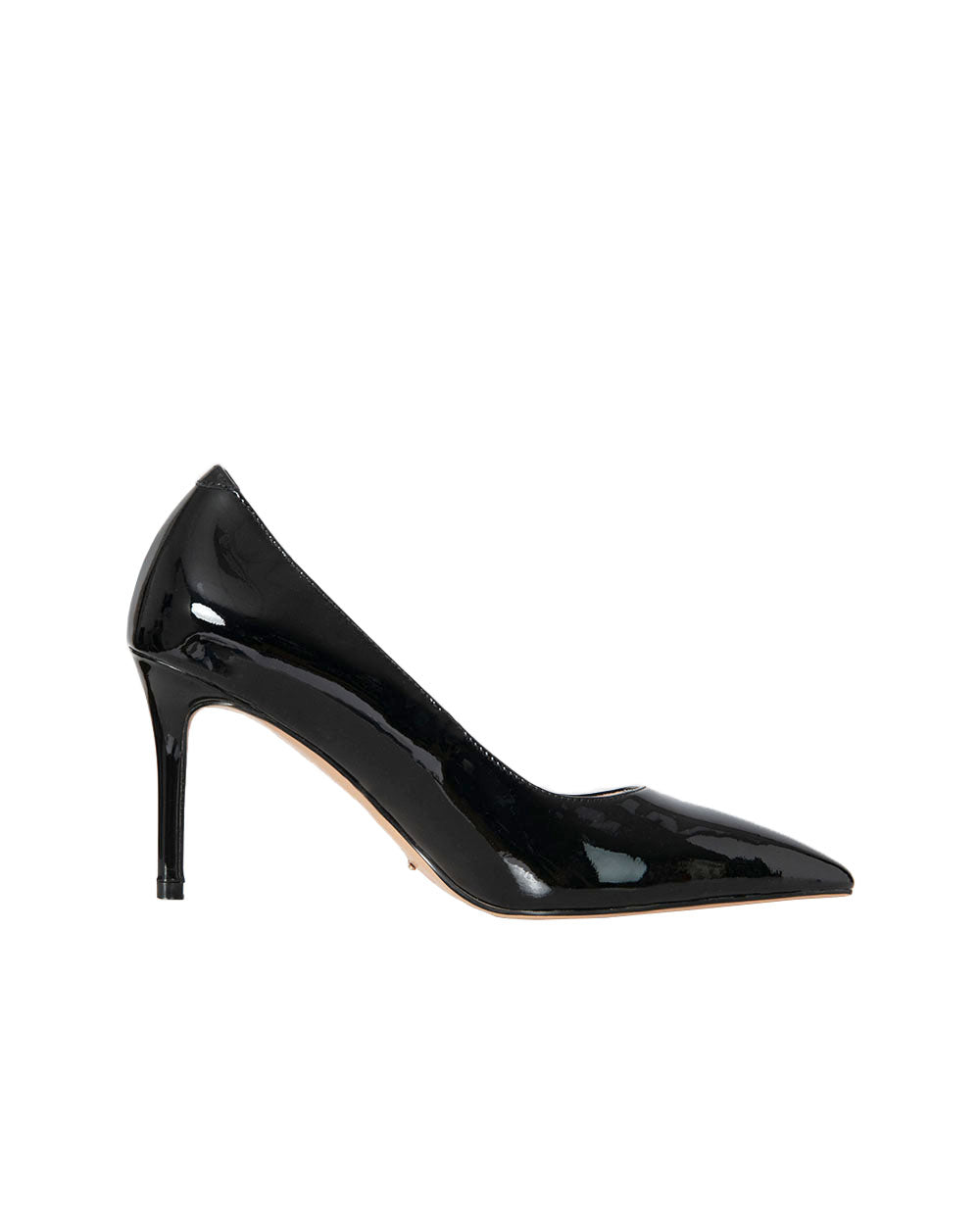 Kelsey Leather Stiletto Heel in black — view 8