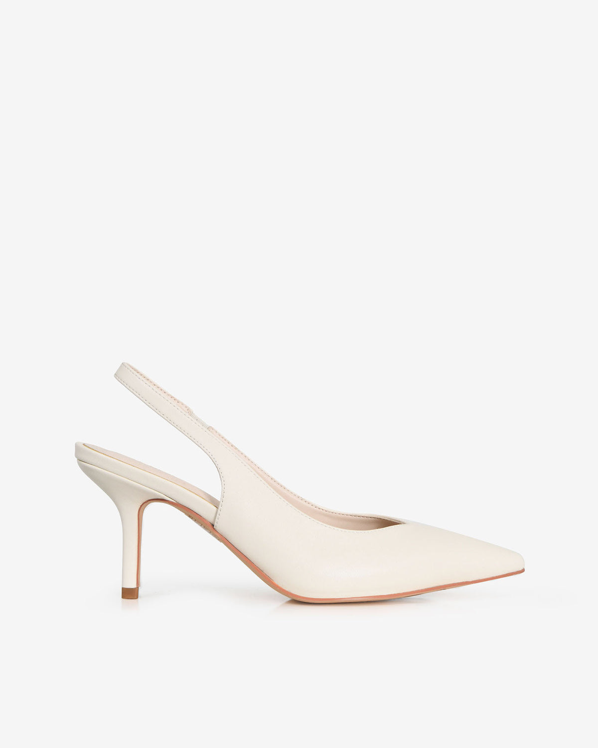 Sophie Slingback Pump in bone — product-only view